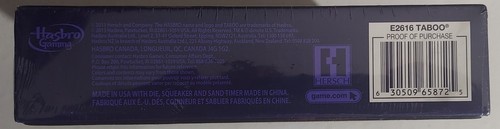 Hasbro TABOO: The Game of Unspeakable Fun (2013) - Squeaker Party NEW SEALED - Picture 4 of 4