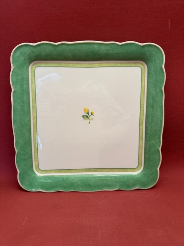 Hutschenreuther Medley Summerdream Platter Sandwich Pastry Plate Yellow Roses - Picture 9 of 9