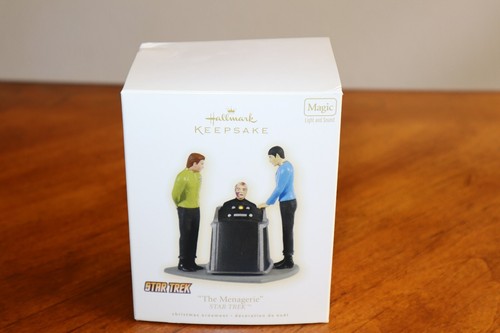 2009 Star Trek Hallmark Keepsake Ornament The Menagerie Spock Kirk Pike Magic - Imagen 12 de 14