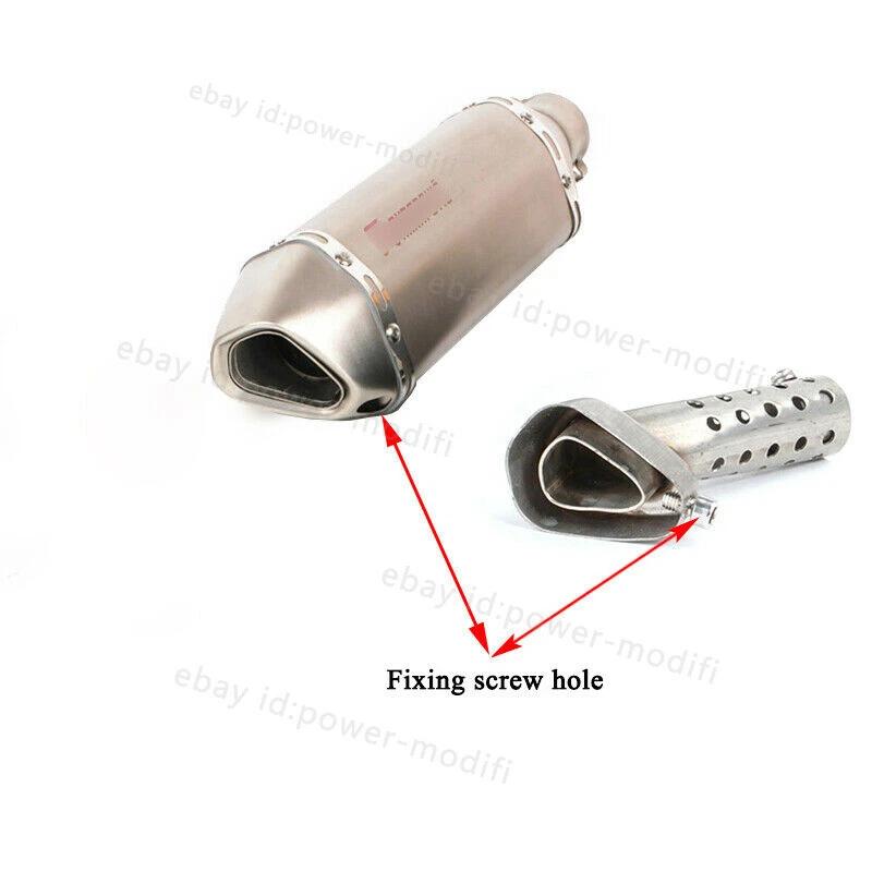 For Honda CBR500R 2016-2025 Exhaust Mid Pipe Slip On Tail Muffler CB500F CB500X - Изображение 4 из 4