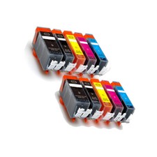 10 PK Ink Cartridges Set for PGI 225BK CLI 226 Pixma MG5220 MG5320 MG5120