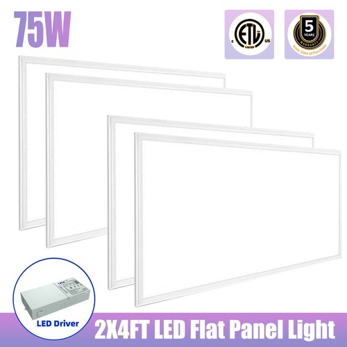 2x4 FT LED Flat Panel Light 75W, 5000K, 8400 Lumens, 0-10V Dimmable, 120-277 VAC - Picture 12 of 14