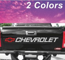 White Chevrolet Decals Vinyl Sticker Silverado 1500 Bed Tailgate Letters Ss