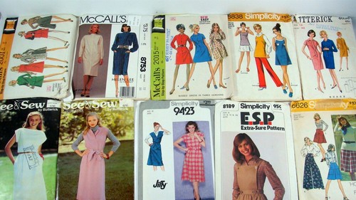 Vtg 60s 70s 80s Sewing Patterns Simplicity McCalls Butterick See & Sew Lot 50 - Picture 3 of 7