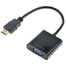 HDMI Male to VGA Female Adapter Converter Cable for Video DVD PC DELL HDTV 1080P