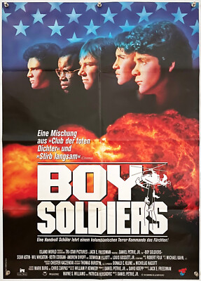 Sean Astin TOY SOLDIERS original vintage 1 sheet movie poster 1991