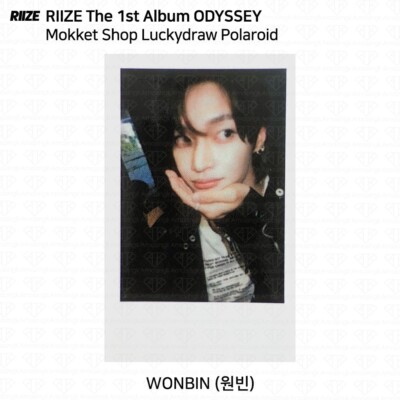 RIIZE The 1st Album ODYSSEY Mokket Shop Luckydraw Event Photocard