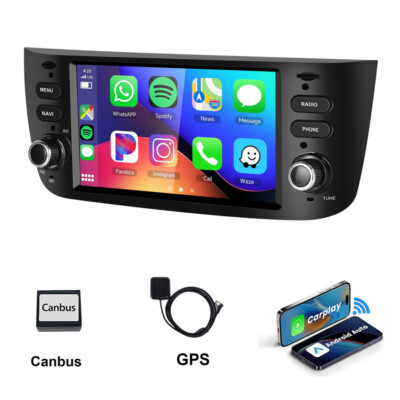 6.2'' Android 13 Autoradio Carplay GPS 2+64GB für Fiat Punto 10-16 Linea 12-15