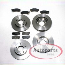Bremsscheiben Ø 258 mm + 261 mm Bremsbeläge vorne hinten für Mazda Premacy