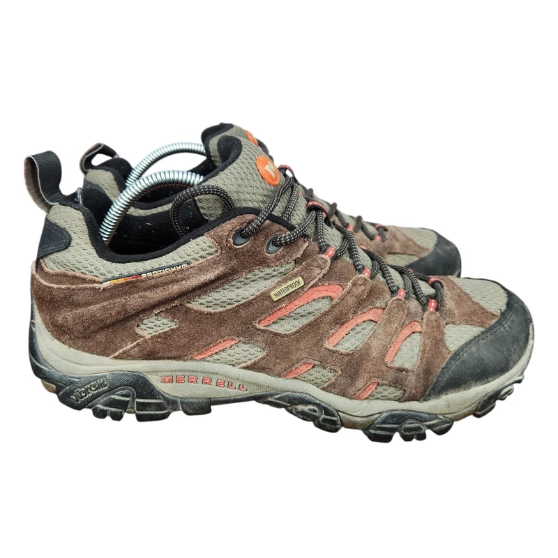merrell moab hiking suede leather waterproof trails shoes