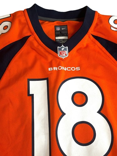 Youth Boy Nike NFL Denver Broncos Manning 18 Jersey Large 14/16 - Picture 3 of 6