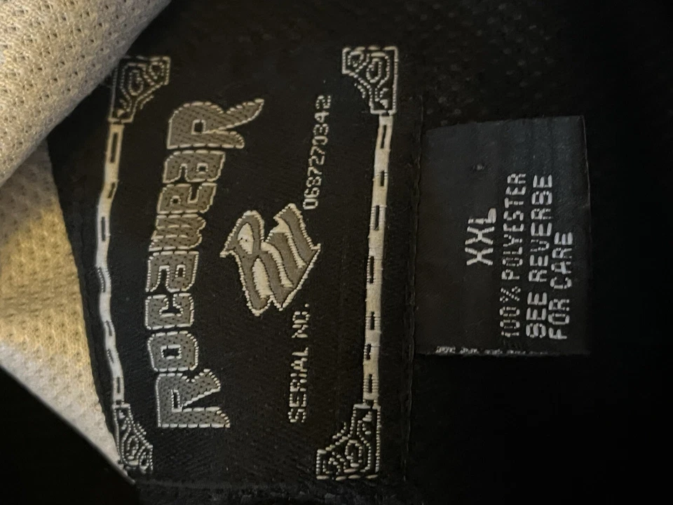 Vintage Rocawear Jacket / Hoody Logo XXL Black Asap Rocky Wu Tang Y2k Jay Z - Image 4 of 4