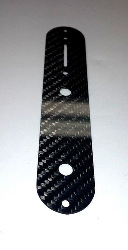 Real CARBON FIBER Control Plate fits Fender USA & Mex Telecaster/Tele Made n USA - Picture 8 of 12