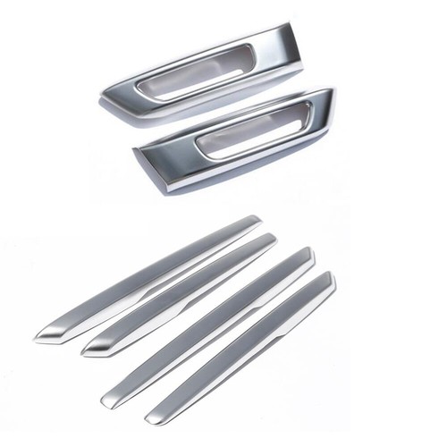 6*Front Fog Light +Side Fender Air Vent Cover Trim For Range Rover Sport 2014-17 - Picture 6 of 13