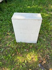 CASSONE O BAULE IN LEGNO MASSELLO VINTAGE DEGLI ANNI 40/50