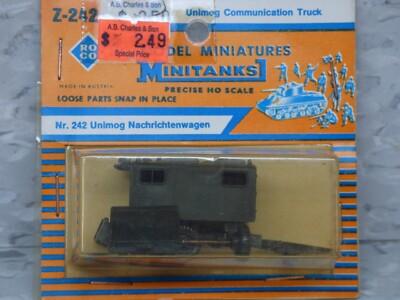 Roco Minitanks (NEW) 1/87 Z-242 Modern German Unimog Coms Truck Lot #5626