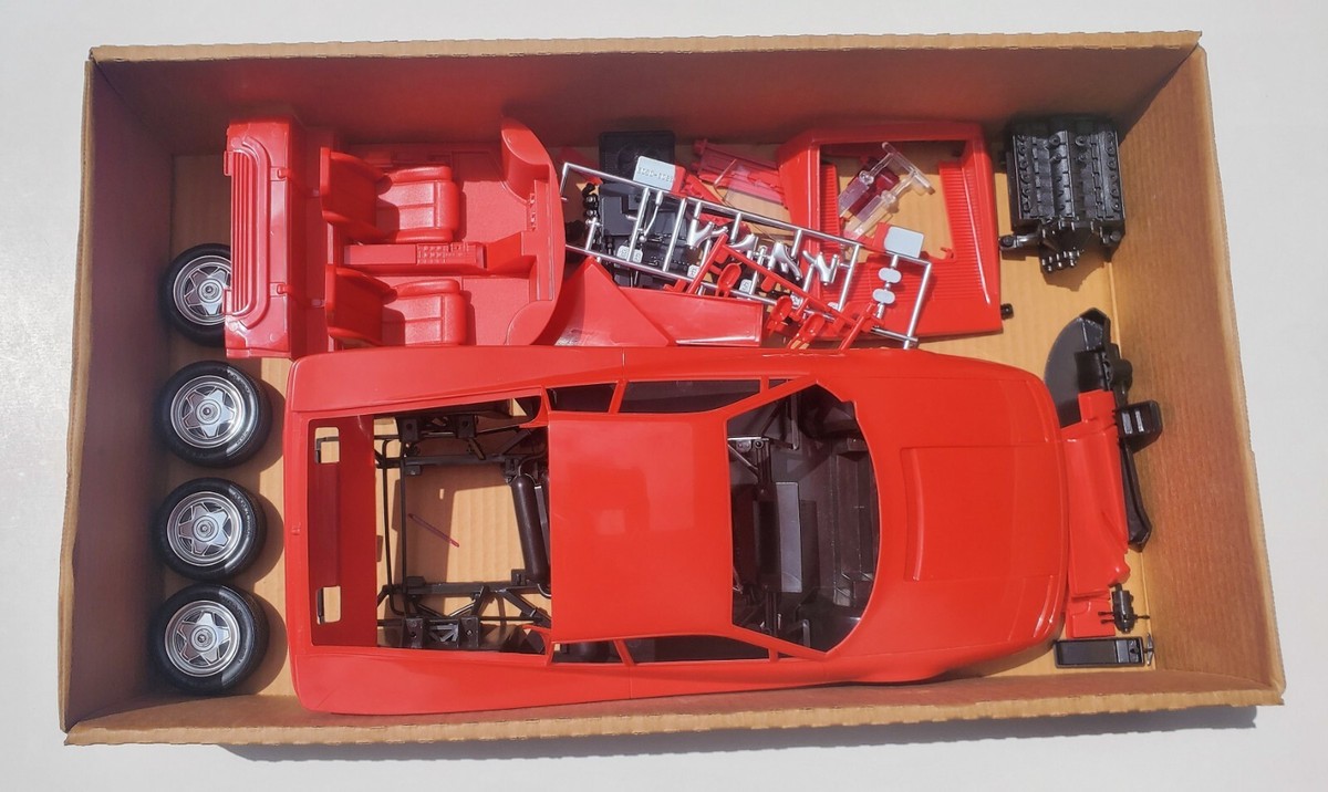 自動車 Revell Ferrari Testarossa 1:12 Monogram Ferrari Testarossa 1/12 Complete Minor Assembly | eBay
