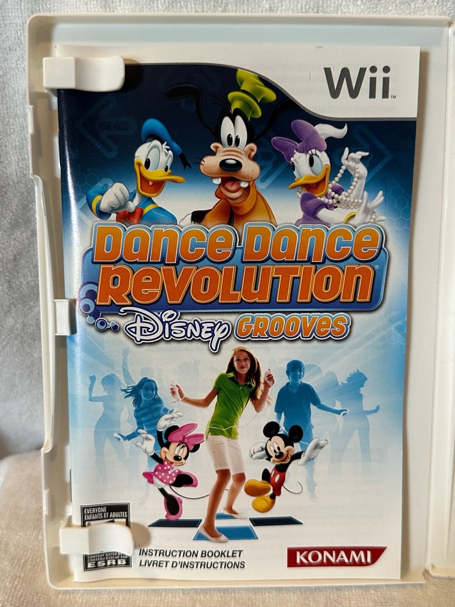 Dance Dance Revolution Disney Grooves Nintendo Wii Used