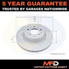 Fits Tesla Model 3 2017- Electric MFD Front Brake Disc #1 104461100D