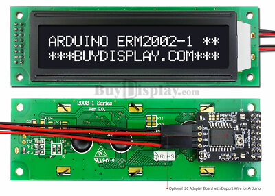 Black IIC/I2C/TWI Character 20x2 Serial LCD Module Display for Arduino w/Library