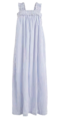 chinese dress ladies Leo Lin - Serafina Striped Maxi Dress