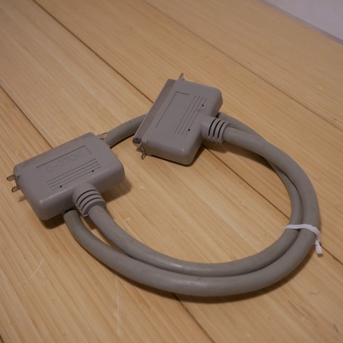 Vintage 3 foot SCSI Cable - Centronics 50 (Male to Male) C-27DS - Picture 5 of 8