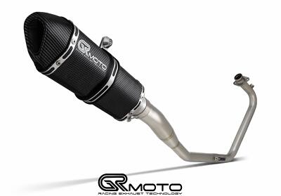 Komplettes Auspuff System für Lexmoto Viper 125 2013-2020 GRmoto Carbon