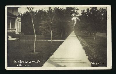 A shaded walk 4th Ave Yorkton a tree-lined neighborhood street Old Photo