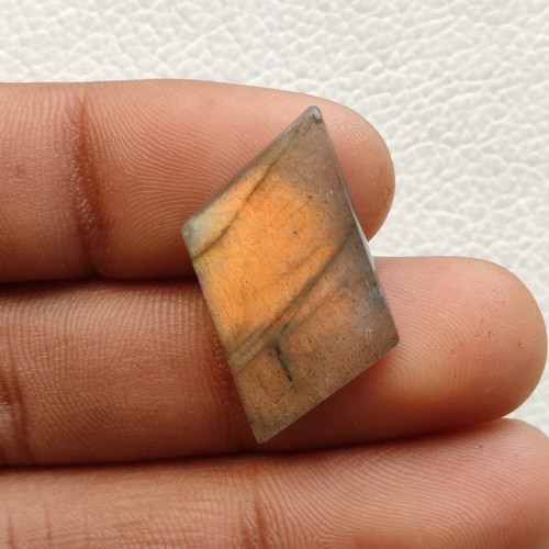 Flashy labradorite cabochon feldspar labradorite gemstone for jewelry R13072 AU - Picture 3 of 5