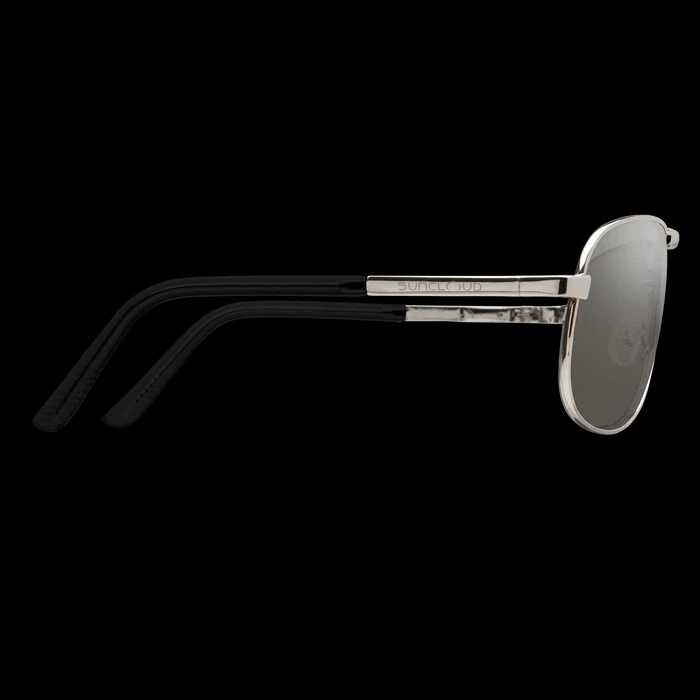 EUC Suncloud авиатор поляризованный PS серебро + поляризованные серые линзы солнцезащитные очки! - Изображение 4 из 4