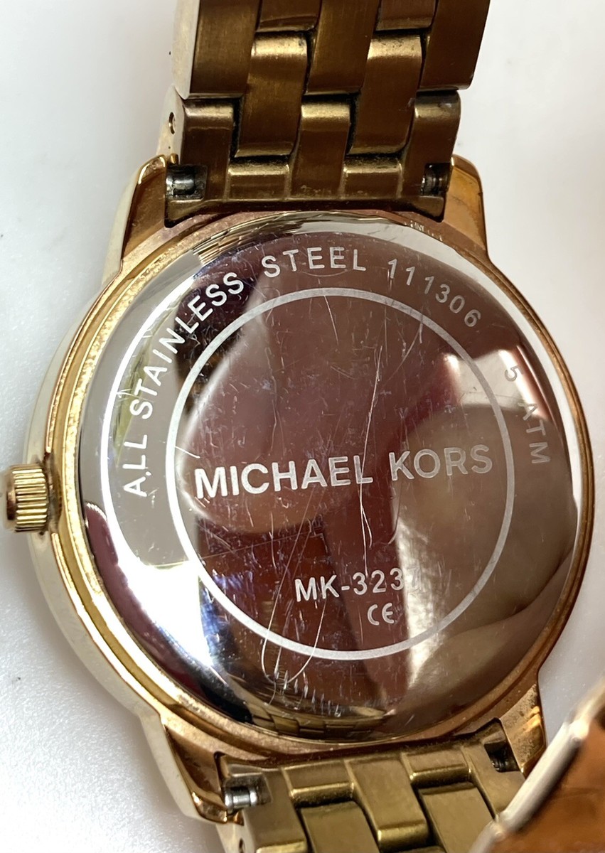 Michael Kors Women's MK3237 Nini White Dial Rose Gold Michael Kors Women's MK3237 Nini White Dial Rose Gold