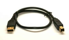 USB Cable 18 Inch 1.5 Feet Black