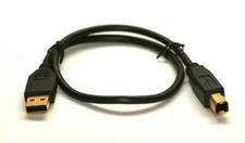 USB Cable 18 Inch 1.5 Feet Black