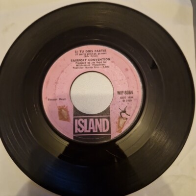 Fairport Convention - Si Tu Dois Partir b/w Genesis Hall 7'' UK Single 1969 - VG