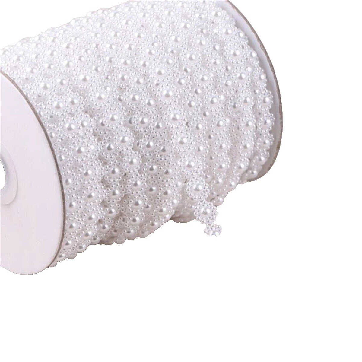 Adornos de costura con cuentas de flores de algodón