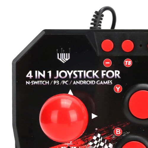 Arcade Fight Stick Universal Juego Arcade Joystick con 3 M/9,8 ft USB - Imagen 14 de 22