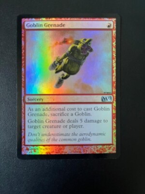 MTG- Goblin Grenade x1 - M12 FOIL