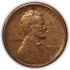 1921-S Lincoln Wheat Cent Extremely Fine XF Coin, Details #22559