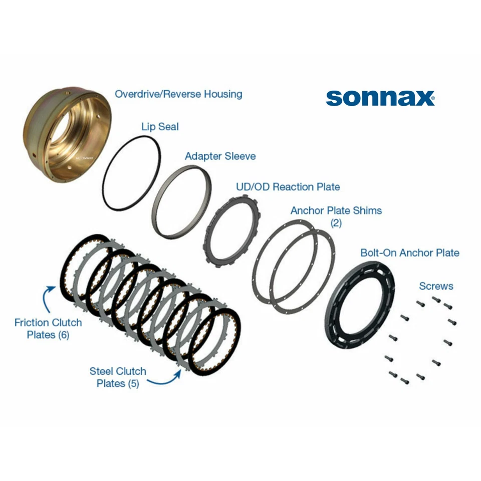 Kit de carcasa de embrague 68RFE HD Overdrive para Dodge 6,7 L Cummins diésel 2007+ Foto 3 de 4