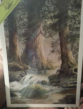 EVERGREEN ARTIST PROOF limited ed print by Lee Roberson Artist of The Smokies