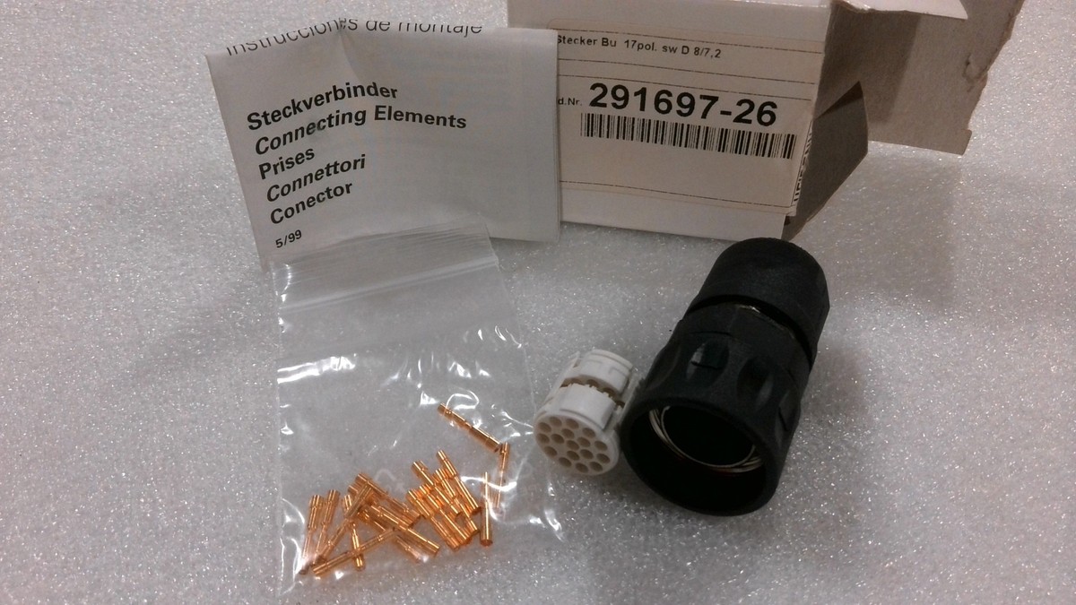 HEIDENHAIN 291697-26 CONNECTOR, 17-PIN FOR ENCODER | eBay