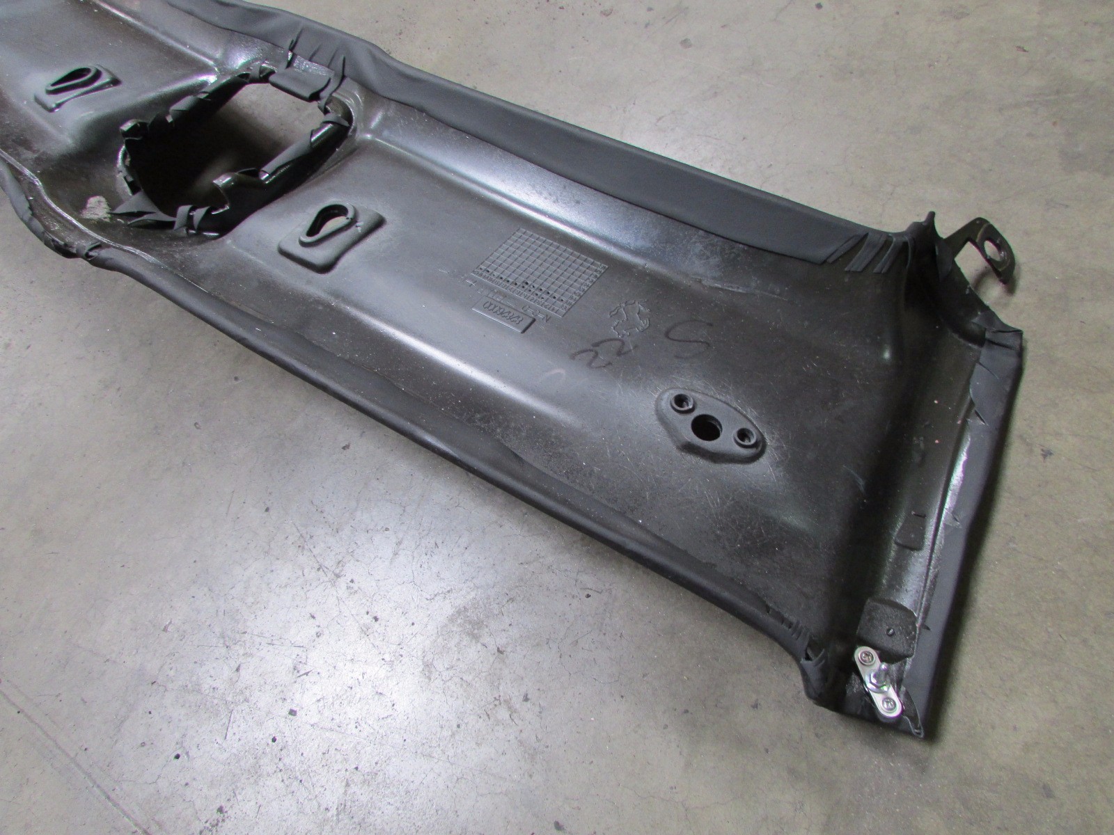 Ferrari 458 Italia, Upper Windshield Trim Panel, Black Used, P/N 82827500