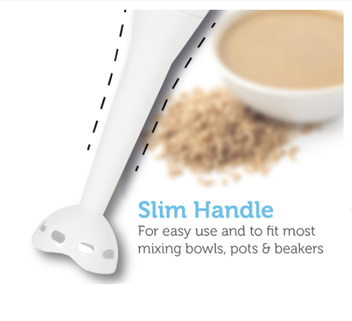 Hand Blender Mixer 2-Speed with 30 Oz Measuring Cup 200W Ergonomic Blends/Purees - Picture 7 of 26