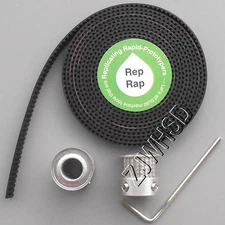 RepRap 2x GT2 20T 8mm Bore Pulleys & 2M Timing Belt Set for 3D printer Ultimaker