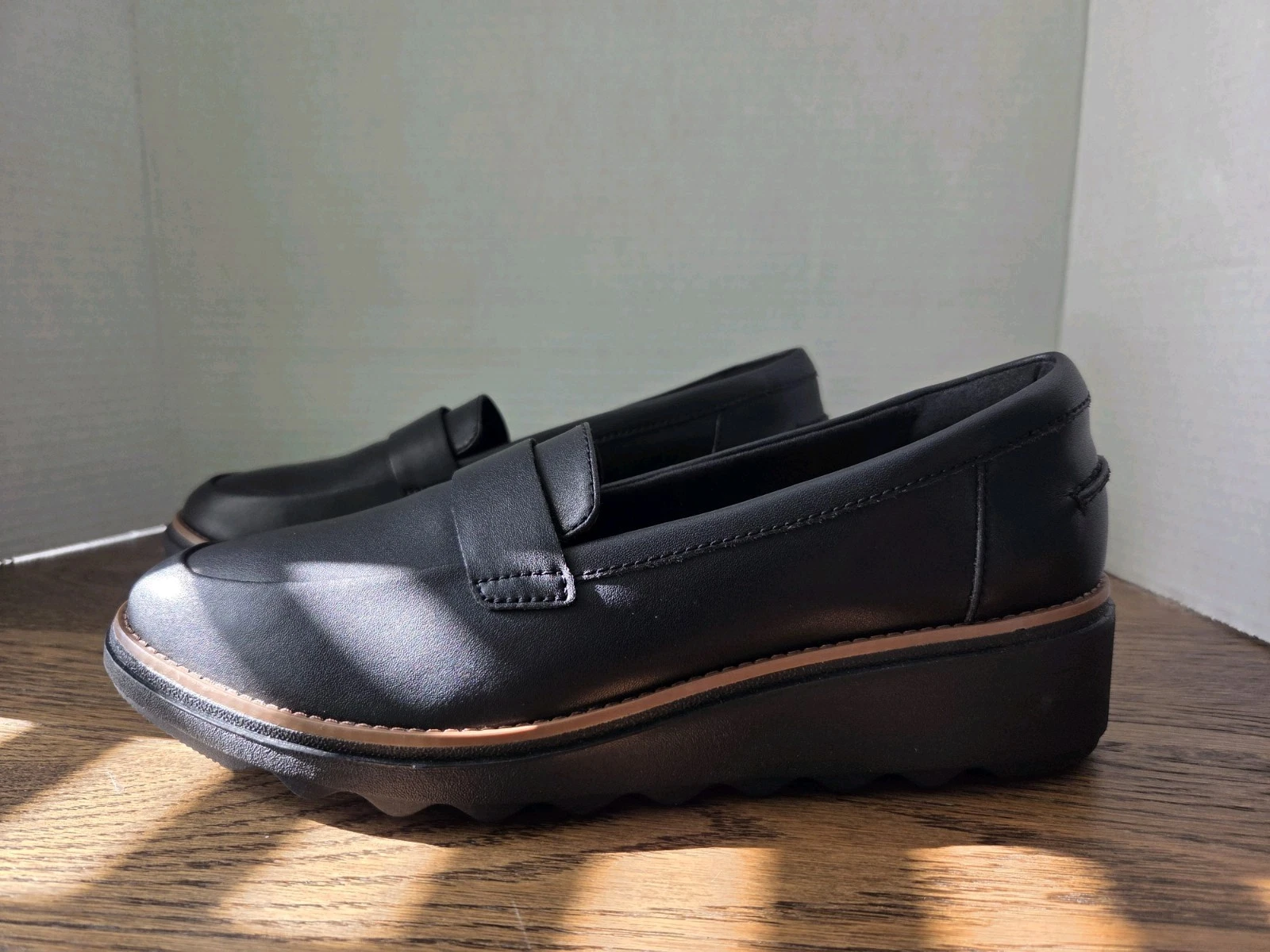 Collezioni By Clarks scarpe donna Sharon Gracie Penny mocassino pelle leopardata 8