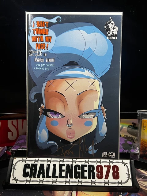 I Beat Things With My Face #1 Dan Mendoza SIGNED Still Ill Exclusive w/ COA