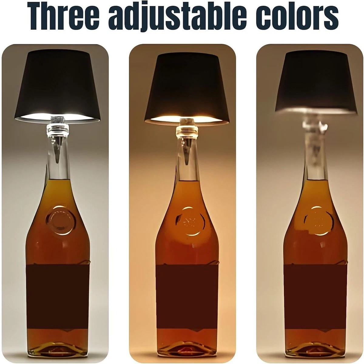 LAMPADA LED PER BOTTIGLIA TAPPO TAVOLO TOUCH DIMMERABILE USB RICARICABILE BIANCA | Leroy Merlin