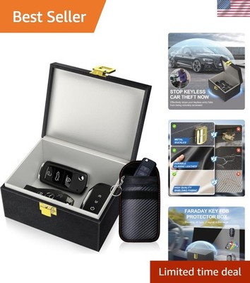 Faraday Signal Blocking Box for Car Keys - Luxurious Design & Safety Features