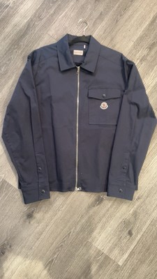 Men's Full-Zip Twill Overshirt Size XL