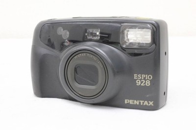 【完動美品】PENTAX ESPIO 928 ペンタックス フィルムカメラ PENTAX ESPIO 928 28-90mm Compact Camera Black Tested Working Japan